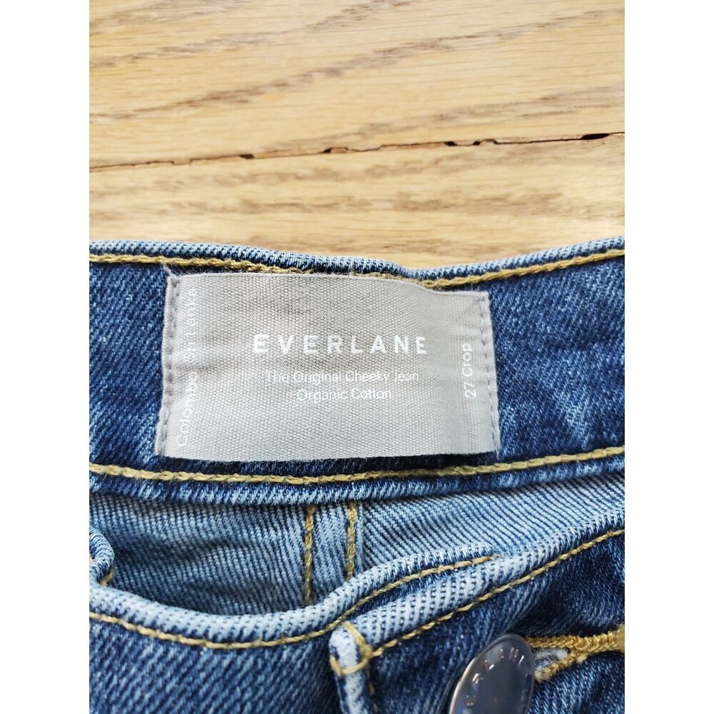 Everlane Womens 27" The Original Cheeky Jean Organic Cotton EUC - Picture 3 of 8